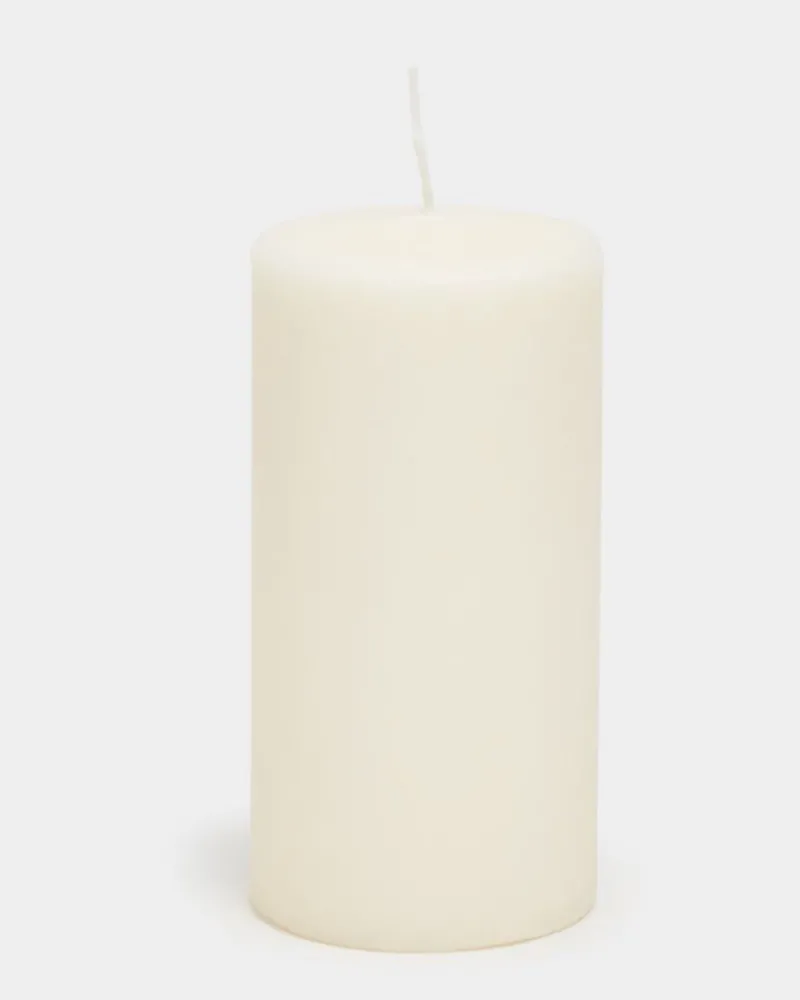 New Dunnes Stores Medium Church Pillar Candle