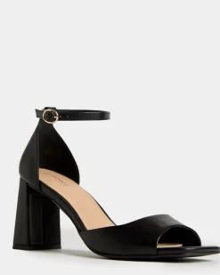 New Dunnes Stores Mid-Heel Closed Back Patent Sandals