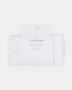 Online Dunnes Stores Muslin Cloths - Pack Of 3
