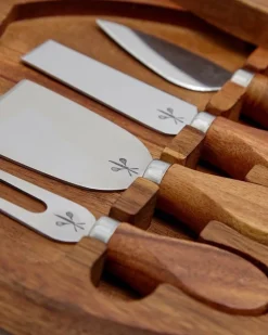 Discount Dunnes Stores Neven Maguire Round Cheese Board Knife Set