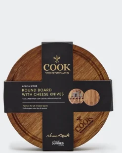 Discount Dunnes Stores Neven Maguire Round Cheese Board Knife Set