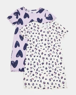 Outlet Dunnes Stores Nightdress - Pack Of 2 (2-14 Years)