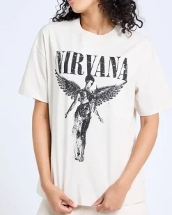 Online Dunnes Stores Nirvana Print T-Shirt