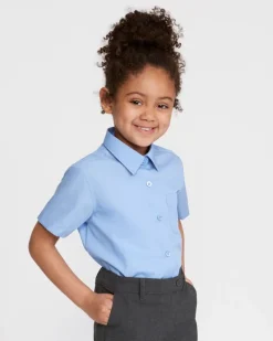 Sale Dunnes Stores Non-Iron Short-Sleeved Blouses - Pack Of 3