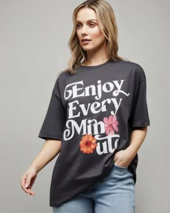 Hot Dunnes Stores Oversized Graphic T-Shirt