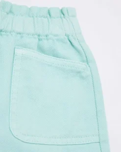 Clearance Dunnes Stores Paperbag Waist Denim Shorts