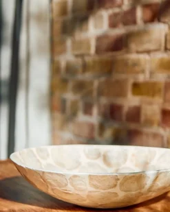Fashion Dunnes Stores Paul Costelloe Living Bamboo And Capiz Bowl