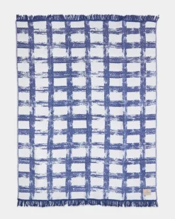 Online Dunnes Stores Paul Costelloe Living Blue Check Throw