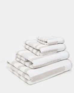 New Dunnes Stores Paul Costelloe Living Faro Stripe Bath Towel