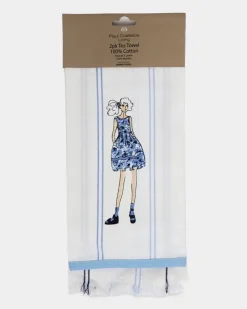 Hot Dunnes Stores Paul Costelloe Living Lady Tea Towel