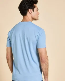 Fashion Dunnes Stores Paul Costelloe Living Light Blue Crew Neck T-Shirt