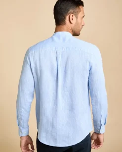 Best Dunnes Stores Paul Costelloe Living Men Long Sleeve Linen Grandad Shirt