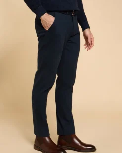 Hot Dunnes Stores Paul Costelloe Living Men Navy Italian Fabric Trousers