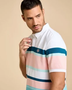 Best Dunnes Stores Paul Costelloe Living Men Textured Rib Stripe Polo Shirt