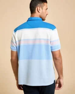 Fashion Dunnes Stores Paul Costelloe Living Men Stripe Pique Polo Shirt