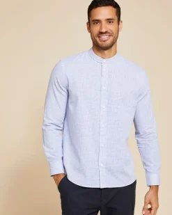 Hot Dunnes Stores Paul Costelloe Living Men Grandad Collar Shirt