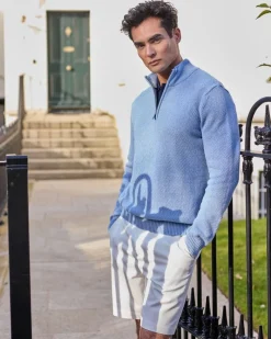 Discount Dunnes Stores Paul Costelloe Living Men Textured Quarter Zip Jumper