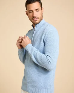 Discount Dunnes Stores Paul Costelloe Living Men Textured Quarter Zip Jumper
