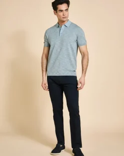 Outlet Dunnes Stores Paul Costelloe Living Men Space Dye Short-Sleeved Polo