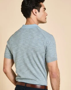 Outlet Dunnes Stores Paul Costelloe Living Men Space Dye Short-Sleeved Polo