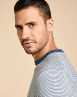 Online Dunnes Stores Paul Costelloe Living Men Crew Neck Stripe Jumper