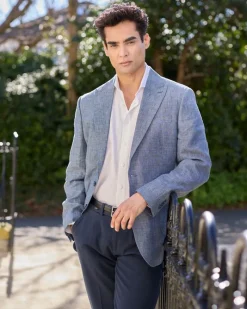 Sale Dunnes Stores Paul Costelloe Living Men Check Linen Blazer
