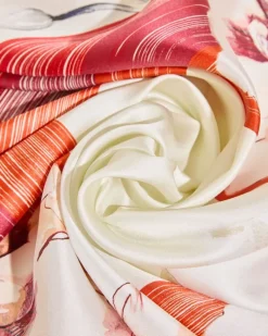 Clearance Dunnes Stores Paul Costelloe Living Studio Circle Floral Silk Scarf