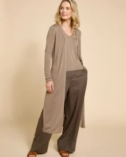 Sale Dunnes Stores Paul Costelloe Living Studio Mink Linen Long Cardigan