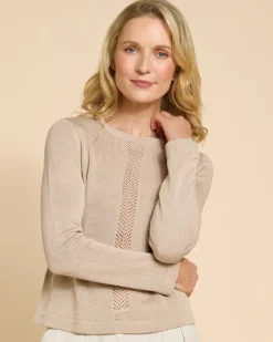 Best Dunnes Stores Paul Costelloe Living Studio Stone Pointelle Jumper