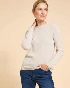 Discount Dunnes Stores Paul Costelloe Living Studio Stone 100% Cashmere Crew Neck Jumper