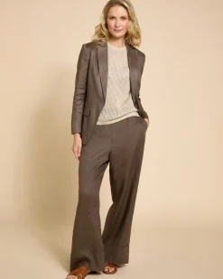 Discount Dunnes Stores Paul Costelloe Living Studio Khaki Linen Blazer