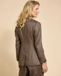 Discount Dunnes Stores Paul Costelloe Living Studio Khaki Linen Blazer