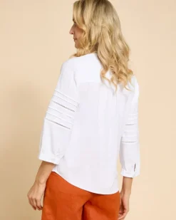 Online Dunnes Stores Paul Costelloe Living Studio White Embroidery Shirt