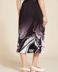 Clearance Dunnes Stores Paul Costelloe Living Studio Print Pleat Skirt