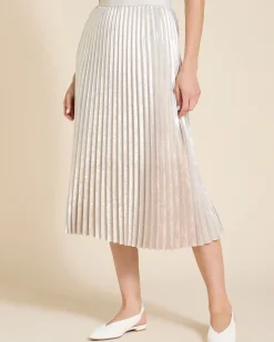 Sale Dunnes Stores Paul Costelloe Living Studio Ivory Foil Skirt