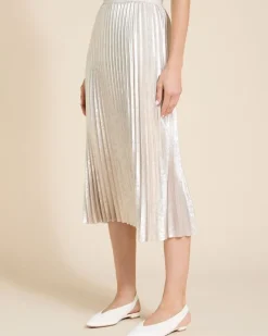 Sale Dunnes Stores Paul Costelloe Living Studio Ivory Foil Skirt
