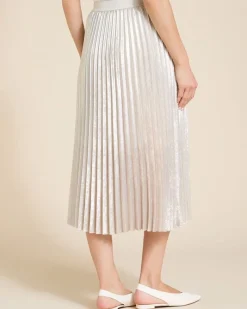 Sale Dunnes Stores Paul Costelloe Living Studio Ivory Foil Skirt