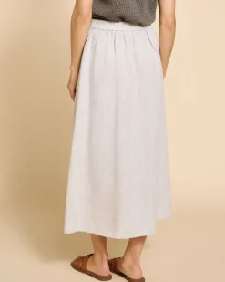 Outlet Dunnes Stores Paul Costelloe Living Studio Stone Linen Skirt