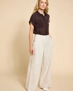Discount Dunnes Stores Paul Costelloe Living Studio Stone Lyocell Trousers