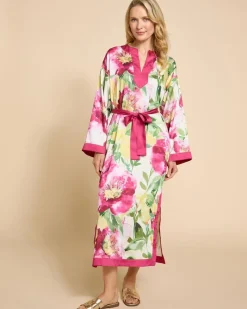 Discount Dunnes Stores Paul Costelloe Living Studio Pink And Yellow Floral Kaftan