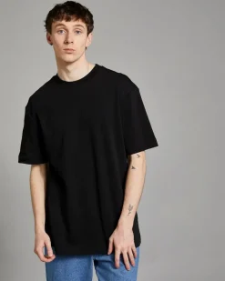 Sale Dunnes Stores Paul Galvin Black Heavyweight Loose Fit T-Shirt