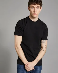 Discount Dunnes Stores Paul Galvin Black Stretch Fit T-Shirt
