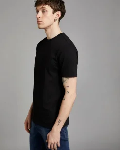 Discount Dunnes Stores Paul Galvin Black Stretch Fit T-Shirt