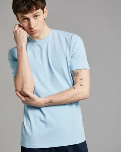 Discount Dunnes Stores Paul Galvin Blue Stretch T-Shirt