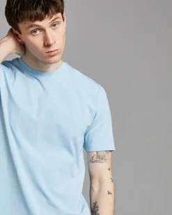 Discount Dunnes Stores Paul Galvin Blue Stretch T-Shirt