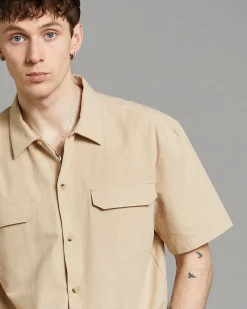 Outlet Dunnes Stores Paul Galvin Chest Pocket Short-Sleeved Shirt