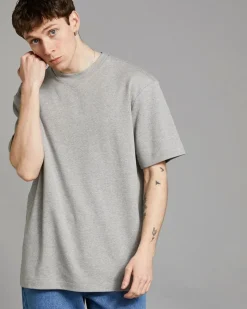 Hot Dunnes Stores Paul Galvin Grey Heavyweight Loose Fit T-Shirt