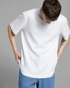 Best Dunnes Stores Paul Galvin White Heavyweight Loose Fit T-Shirt