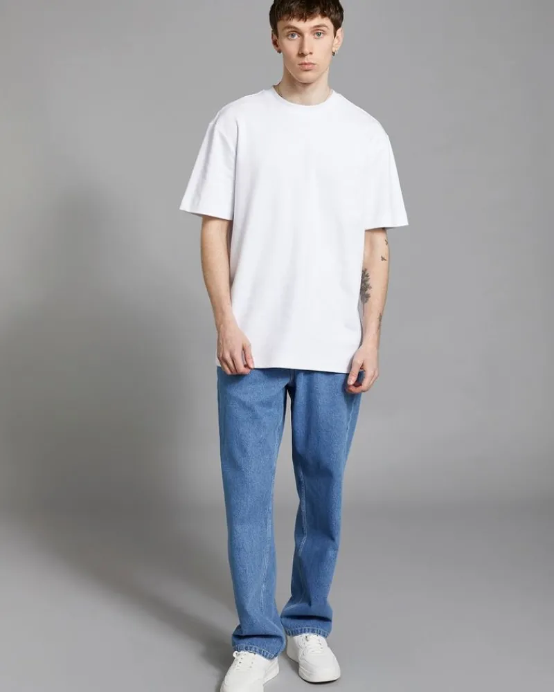 Best Dunnes Stores Paul Galvin White Heavyweight Loose Fit T-Shirt