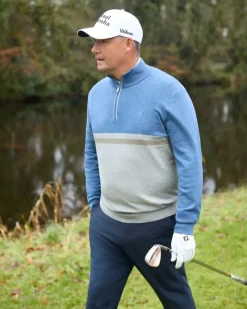 Hot Dunnes Stores Pádraig Harrington Colour Block Half Zip Jumper